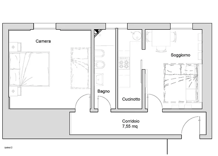 Apartament Fiera 4 Bolonia
